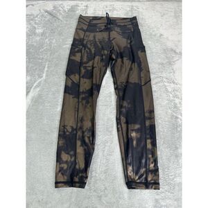 Zyia Active Bronze Hendrix Luxe Leggings Women's Size 4 Brown